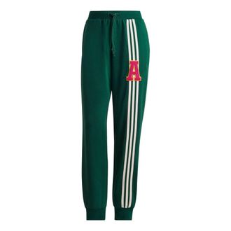 adidas (WMNS) adidas Originals 3-Stripes Leg Sweat Pants Asia Sizing Green White IC5240