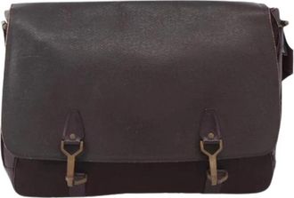 Louis Vuitton Pre-owned Dersou Bag - Heren - Vintage Schoudertas - Bruin - ONE Size - Leer - Vintage