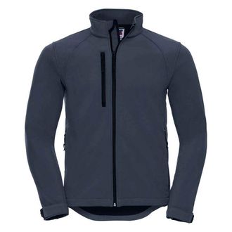 Russell Athletic Russell Effen Soft Shell Jas Heren (Franse marine)