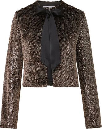 Veronica Beard Giacca con paillettes Bancroff - - Jackets - Donna - Giallo - S
