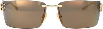 Balenciaga Sunglasses, unisex, Yellow, Size: ONE SIZE Bb0485Sa Sunglasses