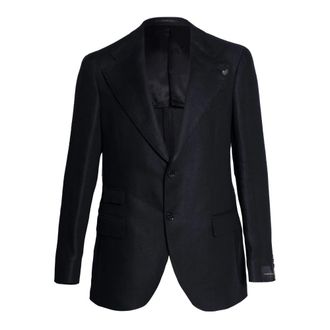 Gabriele Pasini Blazers, male, Black, Size: XL Single-breasted Jacket