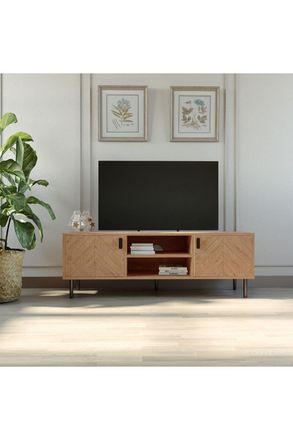 Seconique Leon 2 Door TV Unit in Natural