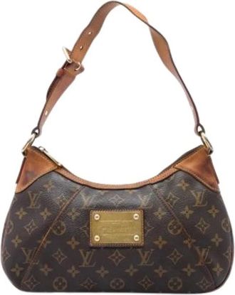 Louis Vuitton Pre-owned Thames PM - Dames - Pre-owned - Bruin - Maat: ONE Size Leer