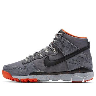 Nike x Poler Dunk High OMS Dark Grey Orange 806335-008