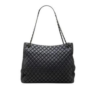 Chanel Pre-owned New Bubble Tote - Dames - Pre-owned - Zwart - Maat: ONE Size Leer