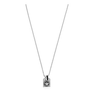 Versace Icon Necklace - Heren - Kettingen - Grijs - ONE Size - Accessoires