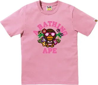 A Bathing Ape (WMNS) A Bathing Ape Lisa College Summer T-Shirt Pink 2M20-210-303-PNK
