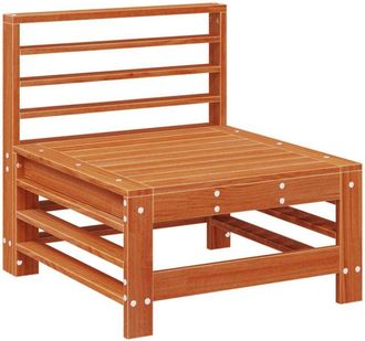 vidaXL Sectional Sofa Units Solid Pine Wood Wax Brown vidaXL