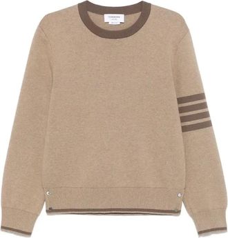 Thom Browne 4-Bar Stripe Sweater - Mens - Cotton