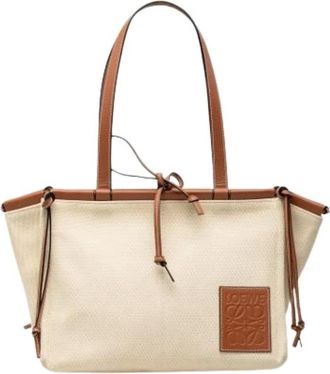 Loewe Pre-owned Tote Bags, female, Beige, Size: ONE SIZE Pre-owned Tote Bag