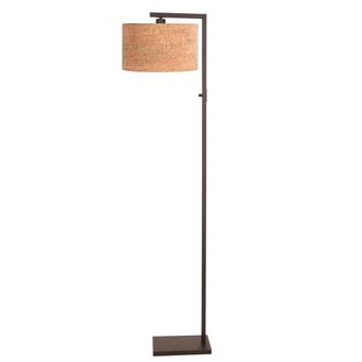 Steinhauer L&aacute;mpara De Pie - Marr&oacute;n - Stang - Metal Textil - L&aacute;mpara De