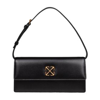 Off-white Tassen, Dames, Zwart, ONE Size, Leer, Jitney 1.0