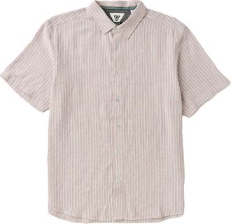 Vissla Mens J Linen Shirt Purple XXL