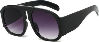 Generic Mens And Womens Personalized Large Frame Beach Vacation Sunglasses Outdoor UV400 Sports Photo Shooting Sun Glasses(Purple)