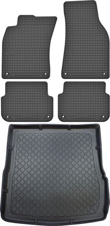 OEM Juego De Alfombrillas De Goma Para Coche Y Maletero Para Audi A6 C6 Kombi (2004-05.2006)