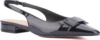 Torgeis Janessa Pointed Toe Slingback Flat in Black at Nordstrom Rack, Size 8.5