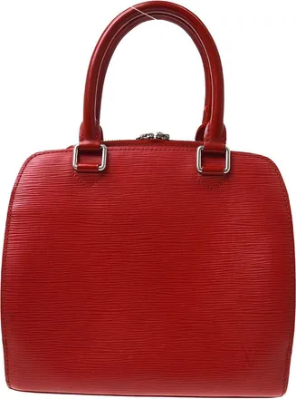 Louis Vuitton Pont Neuf Epi Red Leather Handbag (Pre-Owned)