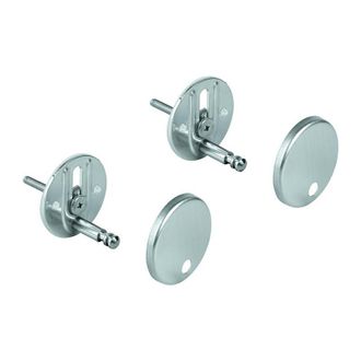 GROHE Kit De Montaje 49529 Para Asiento De Inodoro De Cer&aacute;mica Y Tapa Cromada