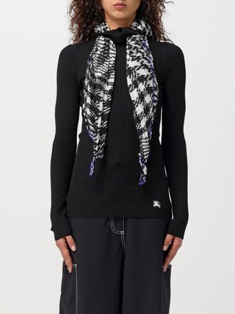 Burberry Pullover con foulard in seta Burberry