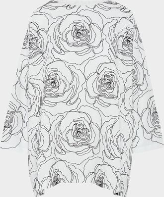 Eskandar Wide A-Line Scoop-Neck Tunic (Long Length)