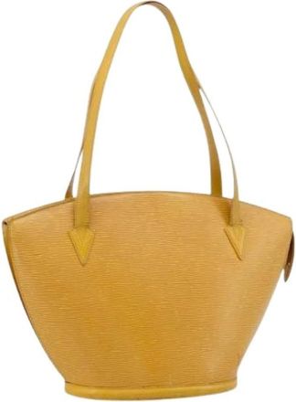 Louis Vuitton Pre-owned Vintage Epi Shoulder Bag - Dames - Vintage Schoudertas - Geel - ONE Size - Leer - Vintage