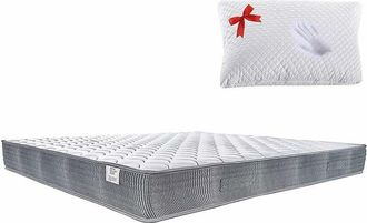 Farmarelax Farmarelax - Kit Materasso piu guanciale - in regalo - Fascia 5D rinfrescante e traspirante Super air - ortopedico e anatomico - altezza 19 cm