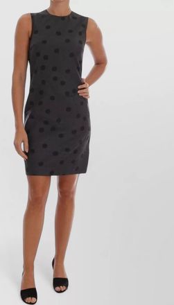 Dolce & Gabbana wool sleeveless polka-dot knee-length dress