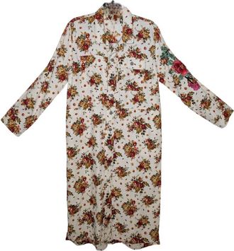 Aratta Womens Floral Midi Dress In White Floral