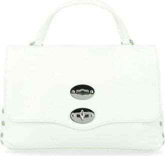 Zanellato Postina Small Bag - Dames - Handtassen - Wit - ONE Size - Leer - Tassen