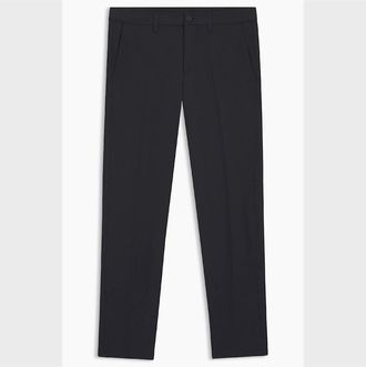 HUGO BOSS Mens T Commuter Regular-Fit Trousers - Navy - Size: 30