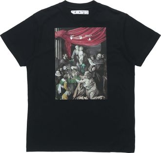 Off-white Caravaggio Painting Arrows Short Sleeve OMAA038G20JER0051010