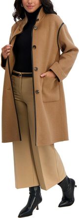 Elie Tahari Sydney Long Wool-Blend Coat