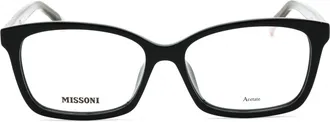 Missoni MIS0150G Rectangular Acetate Eyeglasses - Black