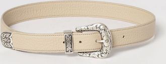 Orciani Cintura Orciani in pelle martellata con fibbia incisa