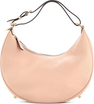 Fendi Fendigraphy Bag Leather Small hobo bag - Beige