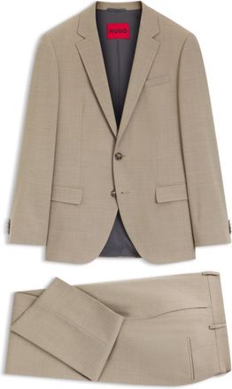 HUGO BOSS Two-piece slim-fit suit in stretch cloth