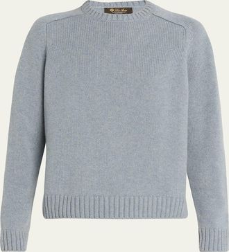 Loro Piana Neo Parksville Cashmere Crewneck Sweater