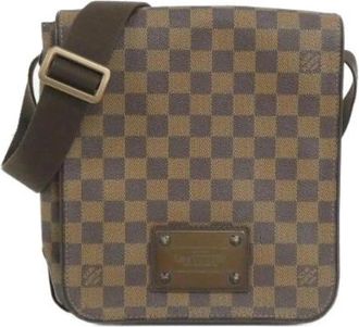 Louis Vuitton Pre-owned Brooklyn Damier Schoudertas - Heren - Vintage Schoudertas - Bruin - ONE Size - Vintage