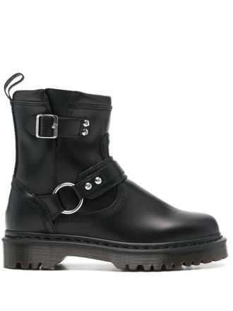Dr. Martens buckled ankle boots - Black