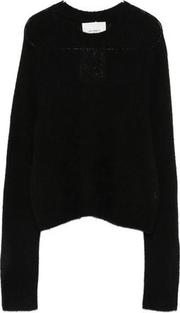 Lisa Yang Trui met ronde hals - Dames - Cashmere truien - Zwart - M - Kasjmier - Truien & Vesten