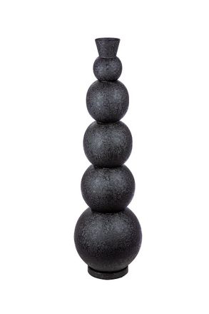Schubiger M&ouml;bel Vase Rotonda, Schwarz H: 76 cm