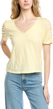 Michael Stars Josie Ruched Sleeve T-Shirt