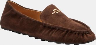 Coach Womens Phoebe Soft Loafer - Brown - Size UK 6.5