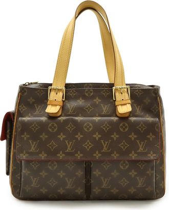 Louis Vuitton Monogram Brown Monogram Shoulder Bag Tote Bag (Pre-Owned)