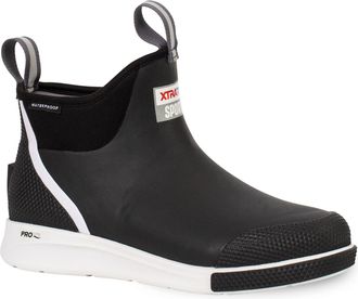 Xtratuf Unisex ADB Sport Rubber Black Wellington Boots - Size UK 12