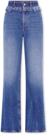 Paco Rabanne Jeans met franjes - Dames - Jeans - Blauw - Maat: W25 Katoen