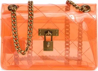 Kurt Geiger Mini Brixton Vinyl Crossbody Bag in Orange at Nordstrom Rack