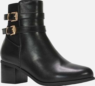 XY London Womens XY London Womens/Ladies Tabitha Block Heel Chelsea Boots - Black - Size: 4
