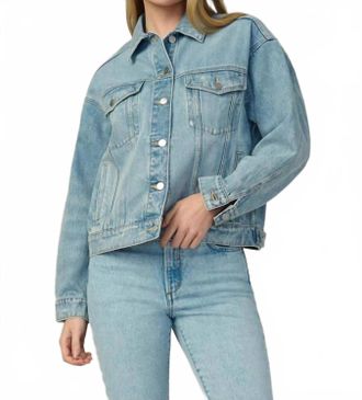 Joe's Oversized Denim Jacket In Compelling
